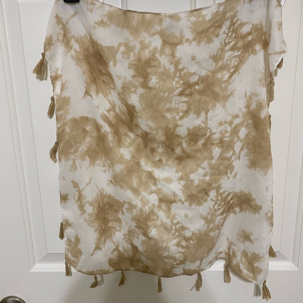 Western Tie-Dye Handkerchief Scarf